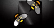 粒子雪特效动画logo黑白标志展示水珠 AE模板免费下载