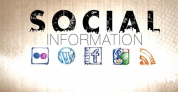 社交媒体logo演绎动画网站地址链接介绍推广 互联网 ae模板