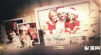 AE模板-2015圣诞节快乐 神奇的书本弹出照片翻书相册圣诞节