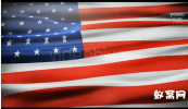  AE模板 各个国家国旗背景标志 AE模板视频素材