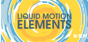 液体运动元素油漆水彩漫画 Liquid Motion Elements AE模板