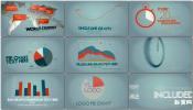 业绩业务公司企业数据统计信息图形AE模板元素-infographics-vers