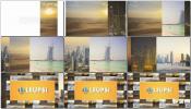 城市风景建筑幻灯片旅游宣传相册AE模板免费下载
