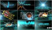 AE模板科幻高科技窗口字科幻电影视频预告片-tron-ignitionAE