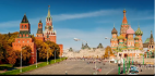 莫斯科超清唯美城市宣传旅行风光延时拍摄地理景点视频素