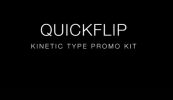 AE模板－翻转旋转运动文字排版MG动画 Quick Flip Kinetic Type Promo