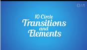AE模板-时尚简洁圆圈MG动画元素转场 Circle Transitions and Elements