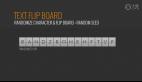 AE模板-简洁黑色机场告示牌折叠翻转文字效果 Text Flip Board