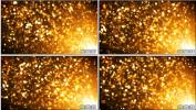 发光的金色粒子 唯美光斑光晕 晚会活动婚礼酒吧LED背景视频