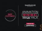 AE模板-迷你简洁人名字幕条文字标题动画 Minimal Title Pack