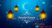 AE模板-印度伊斯兰教斋月清新风格包装片头 Ramadan Kareem