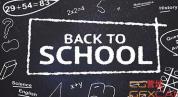 AE模板-黑板粉笔儿童学生绘画视频图片展示 Back to School