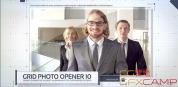 AE模板-高科技网格公司企业时间线图片视频展示片头 Grid Photo