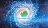 AE模板-宇宙银河星空粒子时间隧道穿梭Logo展示(含音乐)