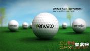 AE模板-高尔夫Logo展示动画 Company Golf