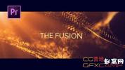 PR预设-粒子飘动背景宣传片头 The Fusion