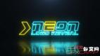 aE模板-霓虹灯Logo动画 Neon Logo