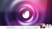 AE模板-旋转背景Logo动画 Silk Vortex Logo Reveal