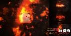 AE模板-爆炸火焰Logo动画 Exploding Burning Logo Reveal