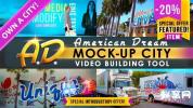 AE模板-城市街道广告牌合成宣传 AD – City Titles Mockup Business In