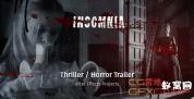 AE模板-恐怖惊悚视频宣传片头 Insomnia – Thriller Horror Trailer