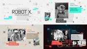 AE模板-科技感时间线图片介绍开场 Robot X. Timeline Slideshow