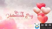 AE模板-爱心气球情人节片头 Valentines Day Opener