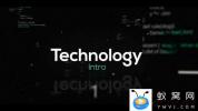 AE模板-科技感文字标题宣传片 Technology Intro