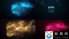AE模板-粒子飘散Logo动画 Elegant Particle Logo
