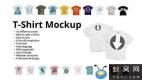 AE模板-T恤花纹图案Logo动画 T-Shirt Mockup