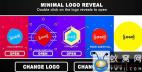 AE模板-简洁扁平化图形Logo动画 Minimal Logo Reveal