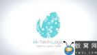 AE模板-蜂巢科技感Logo动画 Hi -Tech Clean Logo