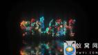 AE模板-漂亮发光粒子汇聚Logo动画 Glow Particle Logo