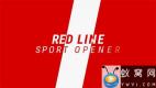 AE模板-体育视频栏目包装 Red Line Sport Promo