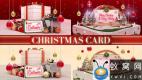 AE模板-圣诞节礼物贺卡片头动画 Christmas Card