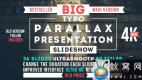 AE模板-文字标题视差图片制作工具包 Big Typo Parallax Presentation