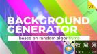 AE模板-抽象背景制作工具包 Background Generator