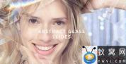 AE模板-玻璃折射时尚视频包装片头 Abstract Glass Slides
