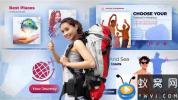 AE模板-旅游宣传展示片头 Trip and Travel Tour Firm