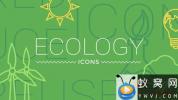 AE模板-生态环保ICON图标动画 Ecology Concept Icons