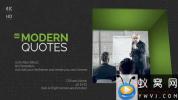 AE模板-简洁科技感商务图片视频开场 Corporate Modern Quotes