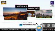 AE模板-滑动幻灯片展示片头 Modular Windows Slideshow Presentation