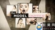 AE模板-时尚图片宣传片头 Model Agency Opener