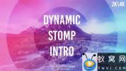 AE模板-简洁图片快闪片头 Dynamic Stomp Intro