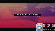 AE模板-体育视频包装宣传片头 Production Reel Glitch Promo