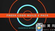 AE模板-图形变化Logo动画 Fresh Logo Build 2 Pack Volume 1