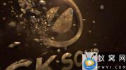 AE模板-石头碎片汇聚Logo动画 Rock Solid