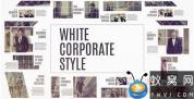 AE模板-图形遮罩公司商务企业片头宣传包装 Corporate White
