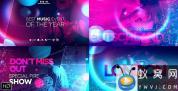 AE模板-酒吧夜店时尚音乐聚会宣传包装 Ultraviolet Music Party