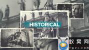 AE模板-复古历史纪录片回忆相册片头 Historical Vintage Documentary Slideshow